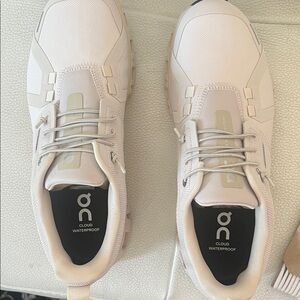 On Running Women’s Cloud Waterproof Sneakers - Cream